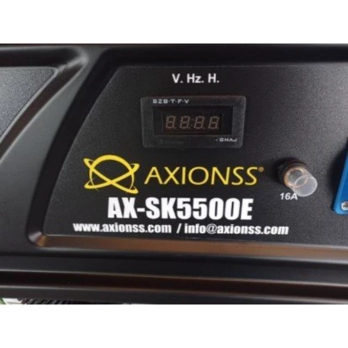 Генератор бензиновий Axionss AX-SK5500E: Кількість фаз 1