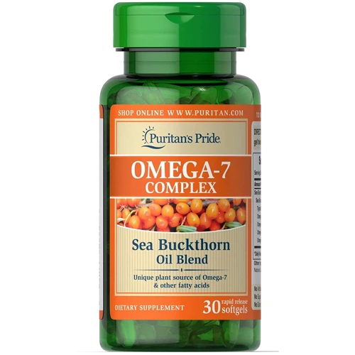 Puritan's Pride Omega-7 Complex Sea Buckthorn Oil Blend-30 Softgels