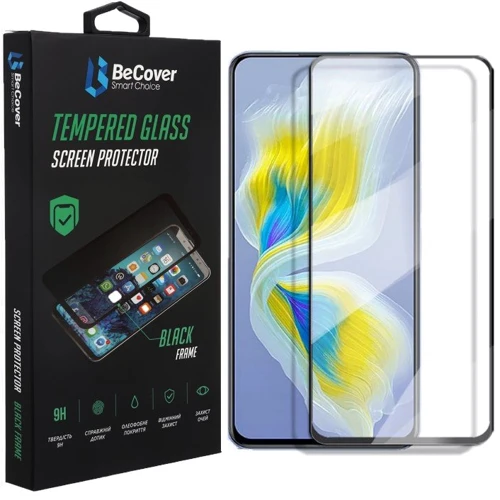Аксесуар для смартфона BeCover Tempered Glass Black for Tecno POVA Neo 2 (LG6n) (708552)