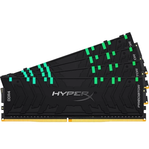 HyperX (Kingston FURY) 128 GB (4x32GB) DDR4 3600 MHz Predator RGB (HX436C18PB3AK4 / 128)
