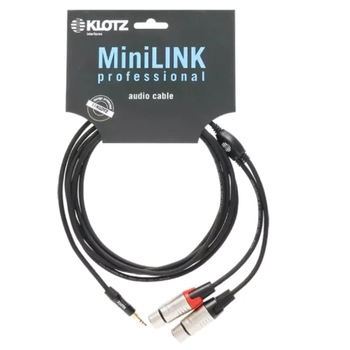 Кабель коммутационный KLOTZ KY8-180 MINILINK PRO Y-CABEL 1.8 M BLACK: Производитель Klotz