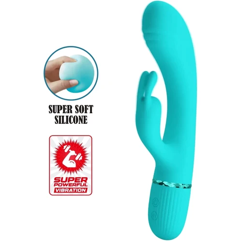 Вибромассажер для стимуляции точки G и клитора LYBAILE Pretty Love Gcocco Light green (BW-500060-1)