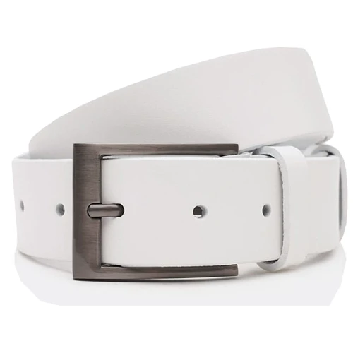 Чоловічий ремінь Borsa Leather білий (V1115FX14-white)