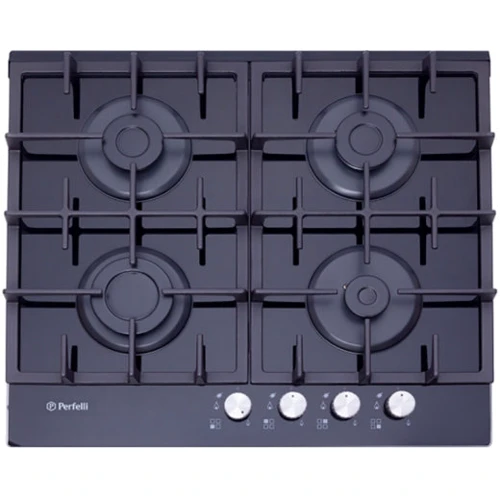 Варочная поверхность газовая Perfelli HGG 61429 BL