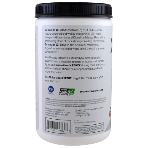 Аминокислота для спорта Scivation Xtend BCAAs 393 g /30 servings/ Strawberry Mango: Вес 393 г
