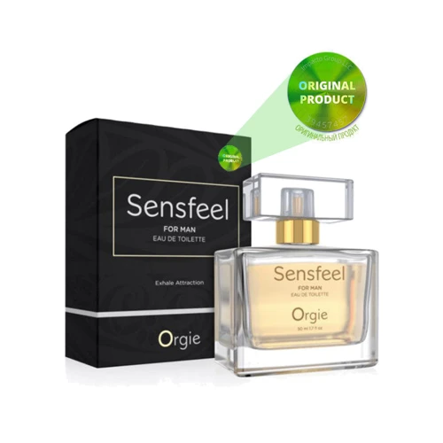 Чоловічі парфуми з феромонами Orgie – Sensfeel for Man (50 мл), цитрусово-деревний аромат