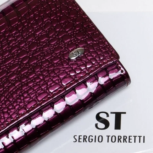 Женский кошелек Sergio Torretti LR фиолетовый (W1-V-2 purple): Пол Женский