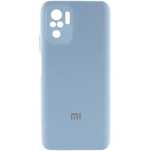 Чехол для телефонов Mobile Case Silicone Cover Shield Camera Lilac Blue for Xiaomi Redmi Note 10 / Note 10s
