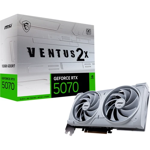 Видеокарта MSI GeForce RTX 5070 12G VENTUS 2X OC WHITE: Назначение Обычные