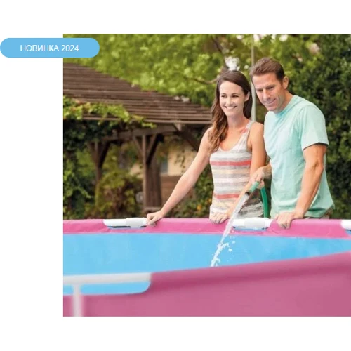 Басейн каркасний Intex Metal Frame Pool 28292 NP 244x76 см фото 8