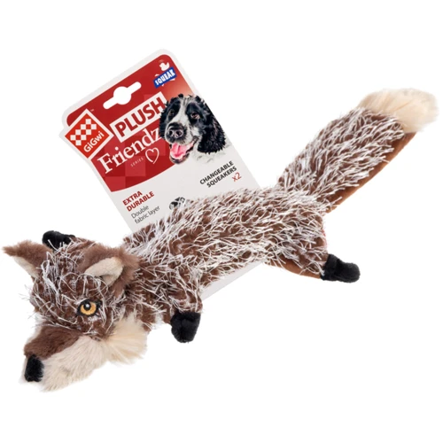 Игрушка для собак Волк с пищалками GiGwi Plush текстиль 37 см (75325): Производитель GiGwi