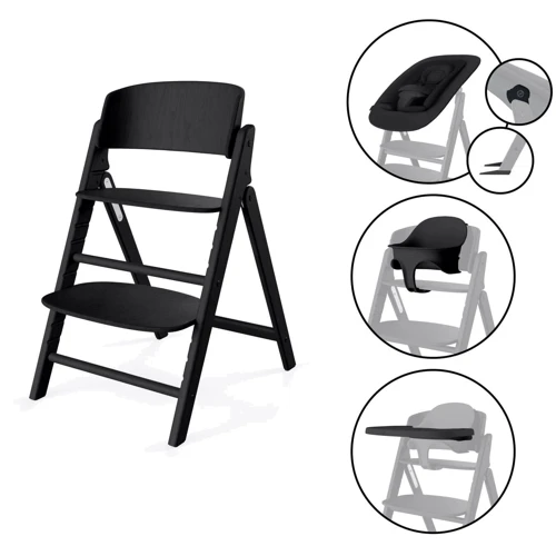 Стульчик Cybex Click&Fold 4в1 Stunning Black