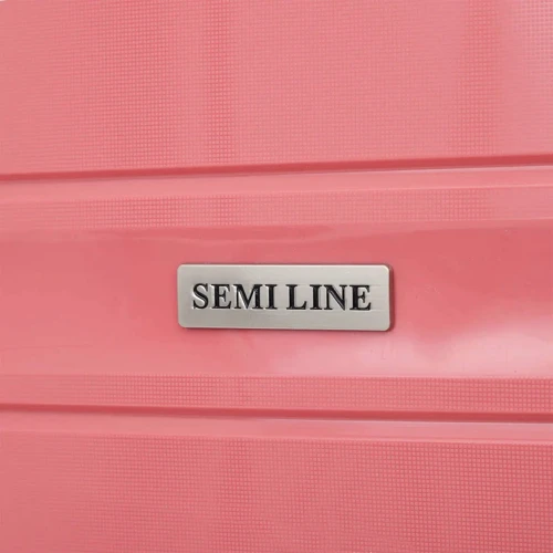 Чемодан Semi Line 26" (M) Pink (T5615-2) (DAS302309): Застежка Молния