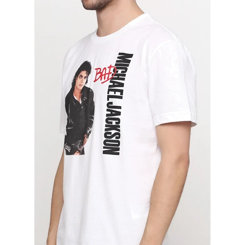 Футболка H&M 7625839 S белая с принтом: Сезон Лето