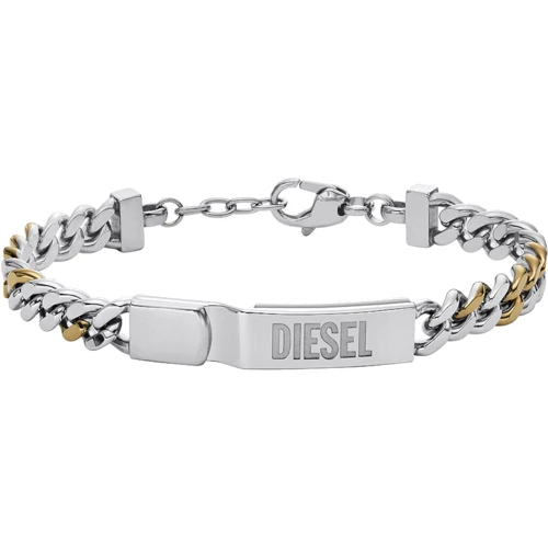 Чоловічий браслет Diesel сріблястий (DX1457931)