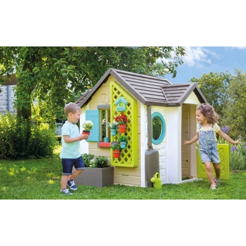 Домик Smoby Садовый с кашпо и кормушкой, 132x128,5x135 см, 2+ фото 8