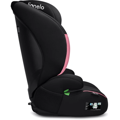 Автокрісло Lionelo Lars I-Size 15-36 кг Pink Baby: Колір розовый/черный