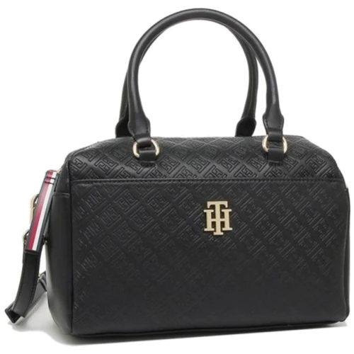 Женская сумка саквояж Tommy Hilfiger черная (883849530200)