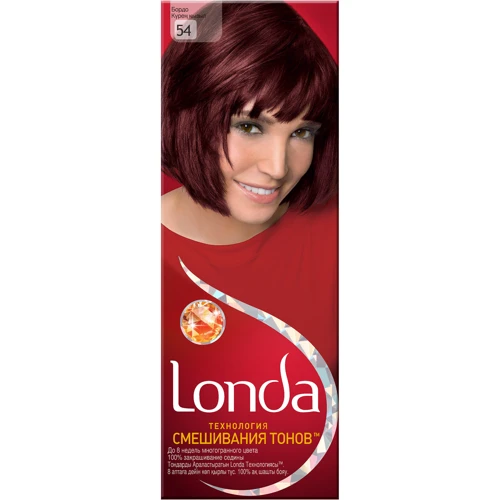 LONDA Крем-фарба для волосся стійка Base 54 Бордо 110 ml