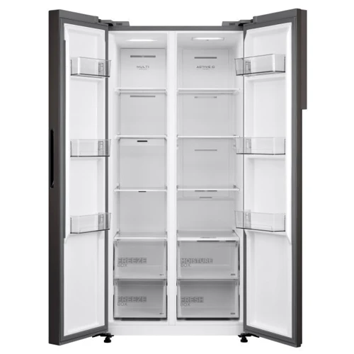 Холодильник Side-by-Side Midea MDRS619FGF28: Расположение морозильной камеры Слева