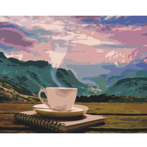 Картина по номерам Brushme Утро с видом на горы 40x50 см (BS24686)