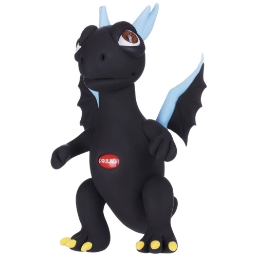 Масса для лепки Paulinda Super Dough Cool Dragon Дракон черный (PL-081378-17): Производитель PAULINDA