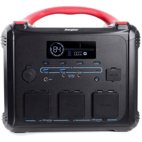 Зарядная станция Energizer PPS1100W2F - 1102Wh/AC 1200W/100W: Количество розеток 220V 3