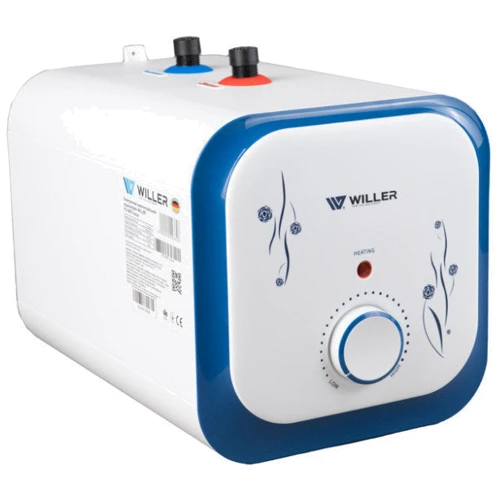 Бойлер Willer PU10RF Cubus: Монтаж горизонтальный (под мойкой)
