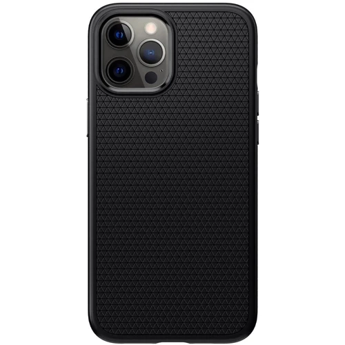 Чехол для iPhone Spigen Liquid Air Matte Black (ACS01617) for iPhone 12 Pro Max: Материалы силикон