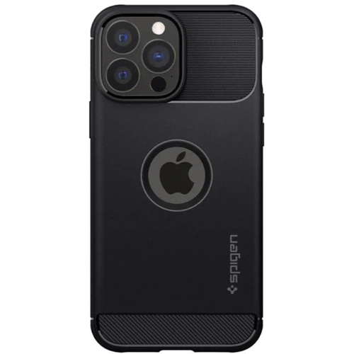 Чехол для iPhone Spigen Rugged Armor Matte Black for iPhone 13 Pro Max (ACS03200): Цвет черный