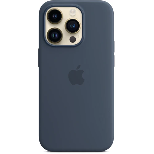 Чехол для iPhone Apple for iPhone 14 Pro Silicone Case with MagSafe Storm Blue (MPTF3) : Цвет синий
