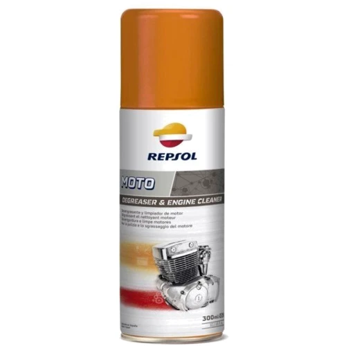 Очиститель REPSOL MOTO DEGREASER & ENGINE 300 ml