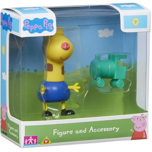 Фигурка Peppa Pig серии "Когда я вырасту" - Жираф Джеральд С Паровозиком (06771-2)