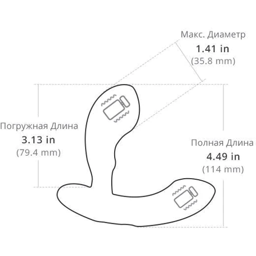 Смарт массажер простаты Lovense Edge (черный)