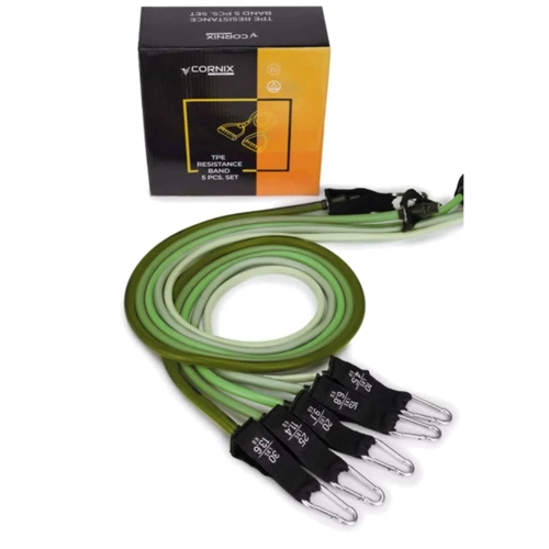 Эспандер Cornix набор трубчатых 5 шт 4.5-13.6 кг XR-0255