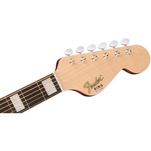 Гітара електроакустична FENDER KING VINTAGE AGED NATURAL: Тип кріплення грифа Сквозной
