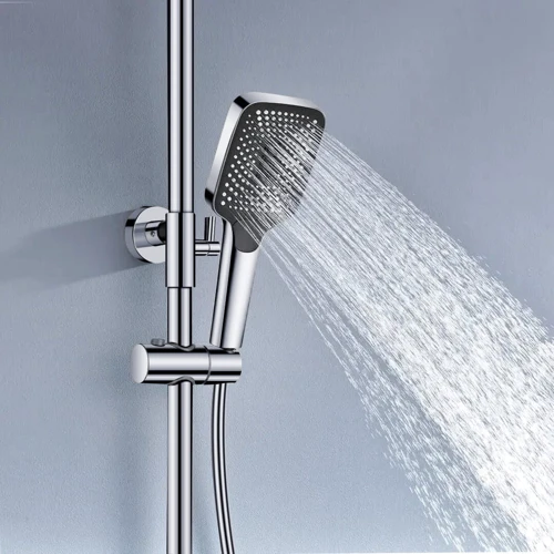 Душевая система Lefton Thermostatic Shower System with 5 Water Modes and Temperature Display Screen-SST2206 Chrome: Диаметр ручной лейки, см 10x16