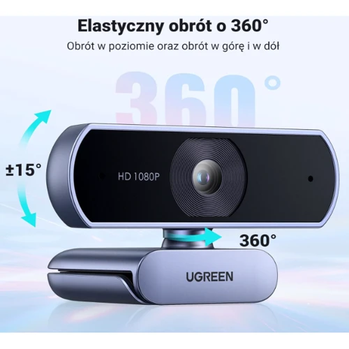 Ugreen USB Webcam 15728 фото 4