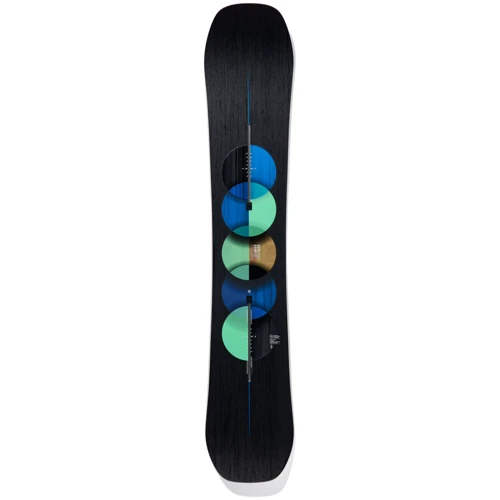 Дошка для сноуборду BURTON (107071B) CUSTOM FLYING V 2025 BLACK/GREEN 156 см (9010510758019): Стиль катання all mountain