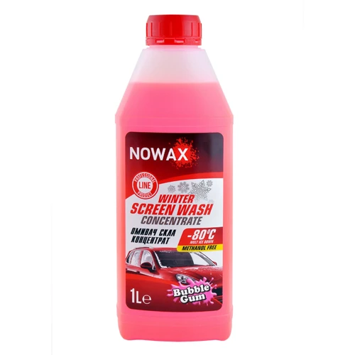 Зимний омыватель стекла NOWAX концентрат Bubble Gum -80 , 1L (NX01171): undefined undefined
