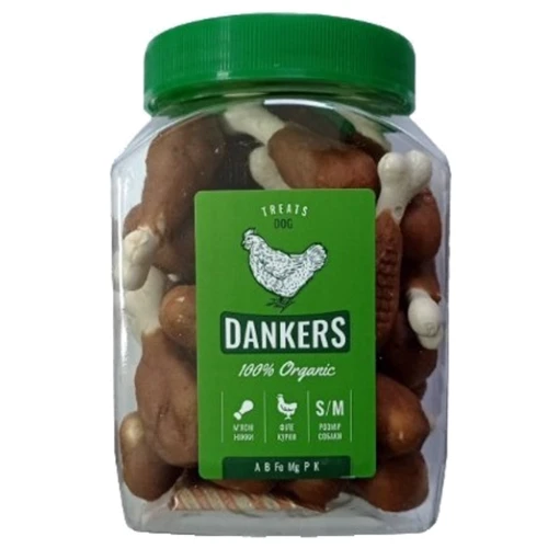 Ласощі для собак Dankers М'ясні ніжки з філе курки 500 г (D26/500)