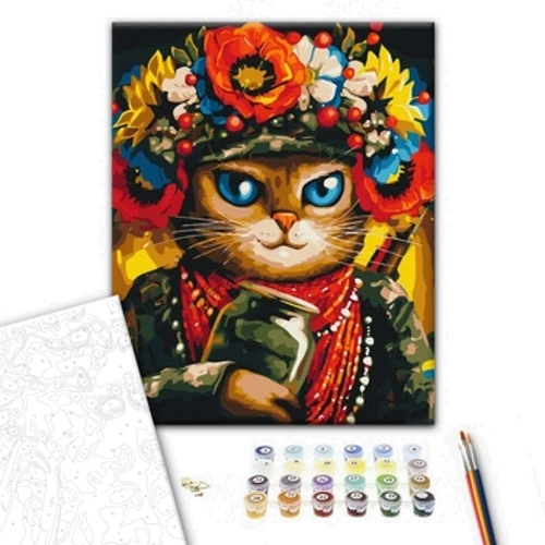 Картина по номерам Brushme Кошка Защитница ©Марианна Пащук 40х50 см (BS53082): Производитель Brushme
