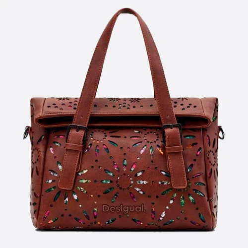 Сумка жіноча Desigual коричнева (22WAXPAL)