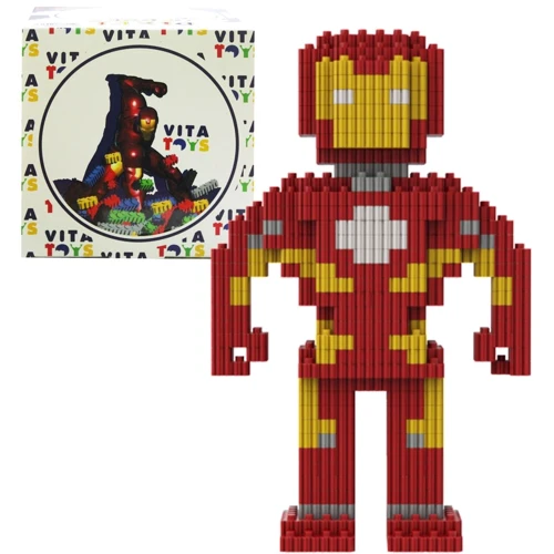 Конструктор VitaToys Pixel Heroes Железный человек, 380 деталей (VTK 0041)