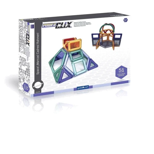 Конструктор Guidecraft PowerClix Explorer Series Архитектура, 52 детали (G9472): Рекомендуемый возраст от 6 лет