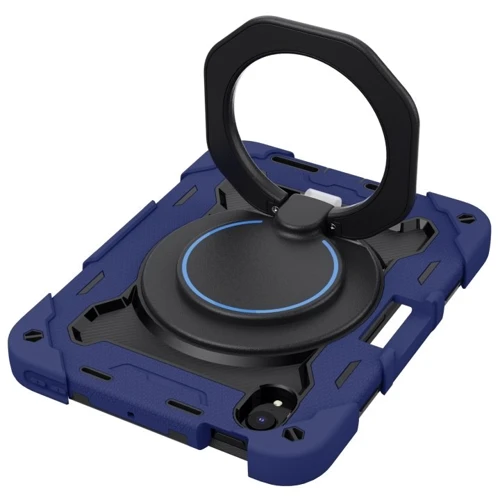 Аксессуар для iPad BeCover Armored Shockproof Case with Stand Blue for iPad Mini 7 2024 (712316): Особенности с подставкой, Надежная защита от царапин и загрязнений, противоударный