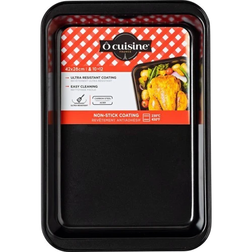 Противень O CUISINE 42х28 см 3.8 л (MC42RR6): Крышка Нет