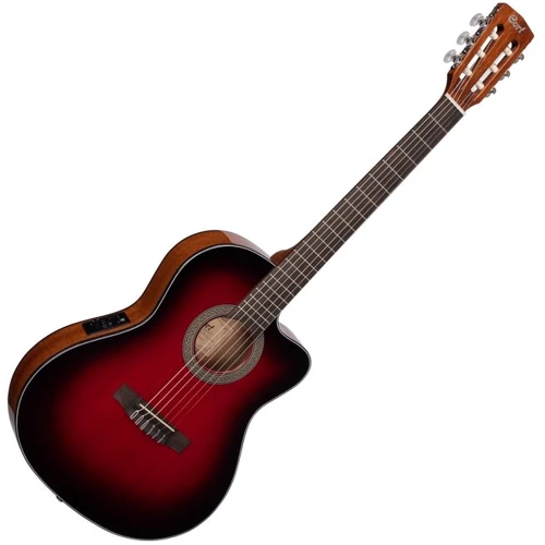 Класична гітара CORT Jade E Nylon (Burgundy Red Burst)