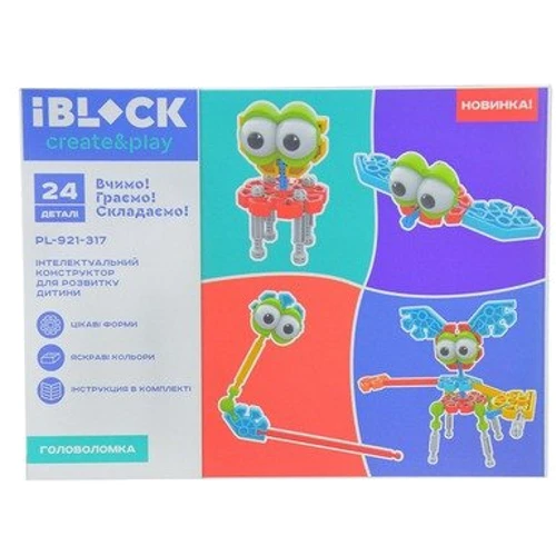 Конструктор Iblock 24 детали (PL-921-317)
