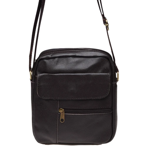 Мужская сумка планшет Borsa Leather коричневая (к1111-brown): Пол Мужской